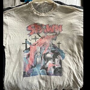 Vintage Spawn Comic Tee Shirt Original Mcfarlane Artwork 1993 size XL